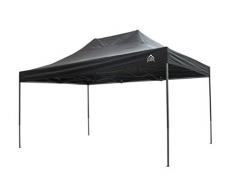 All Seasons Gazebos 3x4.5m Totalmente Impermeable Pop up Gazebo - Negro