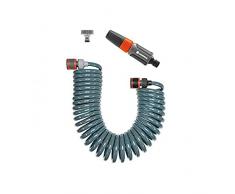 GARDENA 4648-26 - Manguera flexible de riego de 15 m con accesorios de conexión y lanza de riego ref. 8114