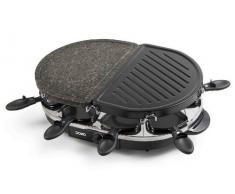 Domo DO9059G - Barbacoa (1200 W, Barbacoa de contacto, Eléctrico, 8 personas(s), Plancha, Negro)
