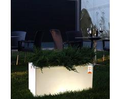 PURLINE Zanvic Za216 Jardinera Con Luz, Neutro