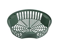 Cesta baja ONION II , dimensiones (mm) 265x265x56, color Verde