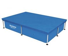 Bestway Cobertor Invierno para Piscina Desmontable, 221x150x43 cm, color azul