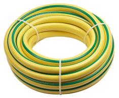 Meister 9920190 - Manguera de jardín (19,05 mm, 20 m de Longitud, para regar Grandes Jardines, Resistente a Las torceduras y a la abrasión, Resistente a los Rayos UV, de Primer PVC, Manguera de Agua