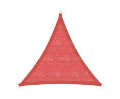 Windhager 10971 - Vela de sombra para patio, triangular 3.5m, color terracota