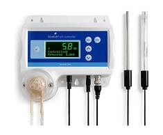 Bluelab CONTPH pH Controller - medidor de pH Digital para dosificación de Sistemas hidropónicos; monitorear el pH y la Temperatura para el Control de la Planta; Alarma automática y Bomba de Agua