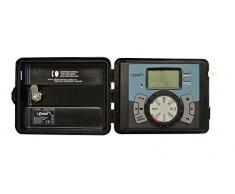 S&M Orbit 94899 – Programador automático Easy-Set Logic con Tapa-9 Zonas de riego, Negro