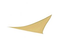 Aktive 61021 Toldo Vela Triangular con protección UV50, Crema, 500 x 500 x 500 cm