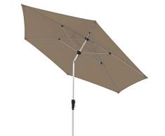 Doppler Sombrilla de Aluminio SL-AZ 330 - Sombrilla Plegable para balcón o terraza - Aprox. 330 cm - Greige-Taupe