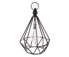 Lámpara Solar de Metal Negra Industrial para terraza Garden - LOLAhome