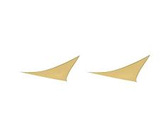 Aktive 61015 - Toldo Sombreo Triangular Garden UV50 Color Crema + Garden - Toldo Vela Triangular, Crema 360 x 360 x 360 cm