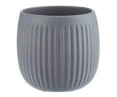 VERDENIA Sonya 26828 - Maceta Decorativa para Plantas de cerámica, diseño Moderno y Atemporal, Muchos Colores, 16 cm, Color Gris