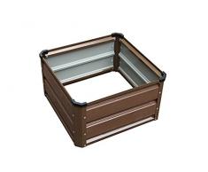 Gardiun KIS12982 - Jardinera Metálica Cuber I 50x50x26 cm