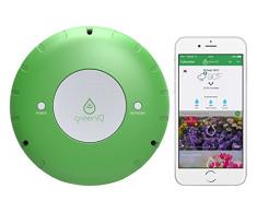 GreenIQ Smartgarden Hub Programador de Riego para Jardín, Verde, 15 x 15 x 5.3 cm