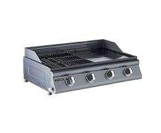 Cook in Garden AU006 Las Palmas Barbacoa Gas Mixto 84 x 51,5 x 20 cm