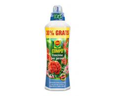 Compo Gerani - Abono nutritivo Completo para Flores exuberantes y Hojas Verdes, 1 L, 9 x 18,7 x 27 cm