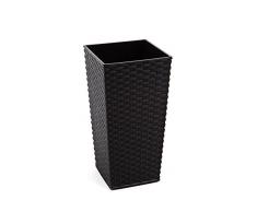 Lamela - Maceta finezja rattan 30x30x57h cm negro