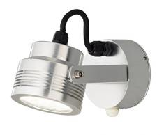 Konstsmide 7942-310 - Apliques de Exterior (Aluminio), Color Plateado