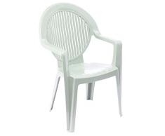 Grosfillex 49440004 Sillón Fidji 2, Blanco, 91 x 59 x 58 cm