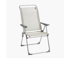 Lafuma Silla Plegable, Batyline, Seigle II (Beige), 62.5x67x111 cm