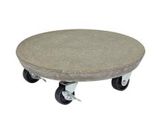 WAGNER 20090101 - Soporte para macetas, diseño Oscuro