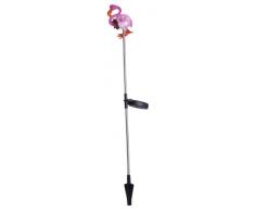 Naeve Leuchten 5113706 - Lámpara Solar de 110 x 20 cm, Color Rojo Claro