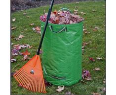 Bradas TQ de B120 120 L Pick-up Jardín Cesta, Verde, 46 x 46 x 75 cm