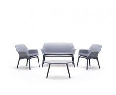Bica - Luxor Lounge - Set color gris y antracita