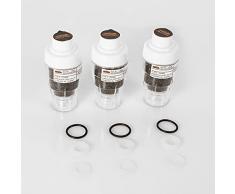 Mauk 1848 - Filtro Adicional para la Ducha Solar Filtro de carbón Activo Adicional, Blanco