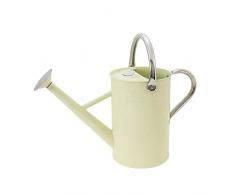 Kent & Stowe Regadera Vintage de 4,5 litros en Crema – Jarra de Acero galvanizado para el riego Diario – Jarra de Estilo clásico inglés con 2 Asas
