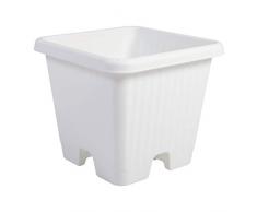 Iris Ohyama, Jardinera de vegetales levantados - Air Vegetable Planter - 400, plástico, blanco, pequeño, 38.5 x 38.5 x 33.5 cm