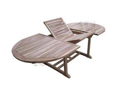 Junado Gartentisch Aruba Mesa de jardín, Madera, marrón, 240 x 100 cm