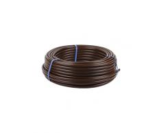 Zanvic Tubos de riego por Goteo (sin gotero) 50 m x ø 16 mm, Marrón, ZA332