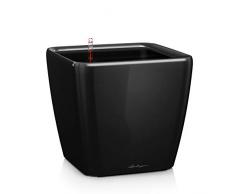 Lechuza 16129 - Maceta Quadro Premium 21 LS Kit Completo, Color Negro (21 x 21 x 20)