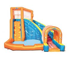 Castillo Hinchable Acuático Bestway Huricane Tunnel Blast_Mega Parque 420x320x260 cm