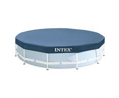 Intex 28032 - Cobertor piscina metálica Metal & Prisma Frame 457 cm