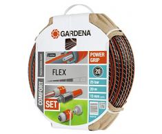Gardena 18034-20 - Manguera de jardín (20 m, por Encima/Debajo del Suelo, Gris, Naranja, 25 Bar, 1,3 cm)