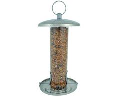 Fallen Fruits Stainless Steel Seed Feeder Comedero para pájaros, Plata