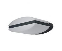 Ledvance Outdoor - Lámpara de techo y pared, aluminio, 12,5 W, color gris oscuro