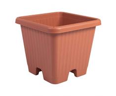 Iris Ohyama, Jardinera de vegetales levantados - Air Vegetable Planter - 400, plástico, marrón, pequeño, 38.5 x 38.5 x 33.5 cm