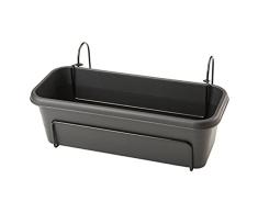 Stewart 4062005 - Maceta de flores (60cm), color negro