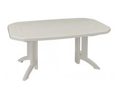 GROSFILLEX 52174004 Mesa Vega Abatible 165 x 100, Blanco, 165 x 100 x 72 cm