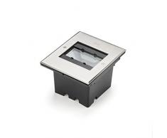 Gnosjö Konstsmide A - Lámpara de techo, acero, plateado, Integriert