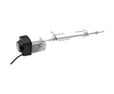 Cook>it Asador de Acero Inoxidable para barbacoas de Gas de 3, 3, 4 y 5 quemadores en diseño Estable con pincho de 10 x 10 mm.