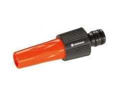 Gardena Lanza riego Profi-System con Boquilla Regulable, con Gran caudal. para Manguera de Ø19 mm (3/4), Negro/Naranja