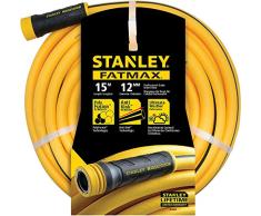 Stanley 12MMX15M Manguera de Grado Profesional FatMax con Conector rápido jardín, Amarillo, 15 Metros