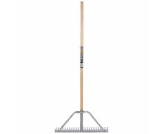 Draper Tools PLR/un paisajismo rastrillo con Mango de Fresno, Color Azul