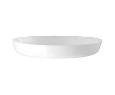 VERDENIA Maceta de Cristal, Posavasos para Plantas y Hierbas, Posavasos para macetas para Interior de plástico, Ligero, Estable, Redondo, Muchos Colores, diámetro de 11 cm, 17 cm, Color Blanco