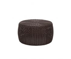 Household Essentials Resina Mimbre Barril Mesa