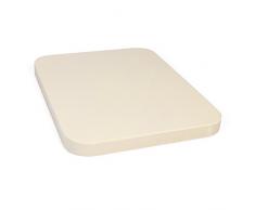 Piedra para Pizza/Piedra de Hornear - 38 x 30 cm - Para Pizza, Quiche, Pan Fresco, Tartas y Pasteles - Aptas Para Horno, Barbacoa de Carbón y Gas