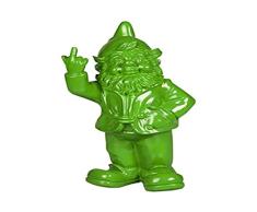 Stoobz PP 005li 15 x 12 x 32 cm Cheeky gnomo de jardín Figura para hogar y jardín – Verde Lima